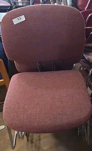 Padded office chairs (7 in lot)