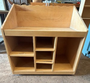 Storage center great for daycare or classroom