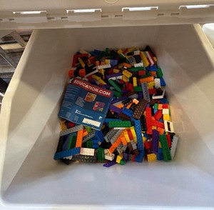 Huge tote of Legos (tote included)