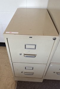 Commercial 2-Drawer Vertical Filing Cabinet  Locking