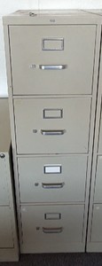 HON 4-Drawer Commercial Vertical Filing Cabinet