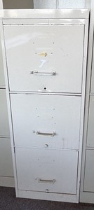 Commercial 3-Drawer Vertical Filing Cabinet  Heavy-Duty Steel
