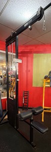 Rare Flex Performance Systems Commercial Lat Pulldown  Heavy-Duty 300 lb Weight Stack