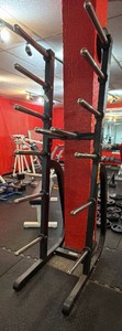 HOIST Commercial 10-Pair Barbell Rack (Double-Sided A-Frame)