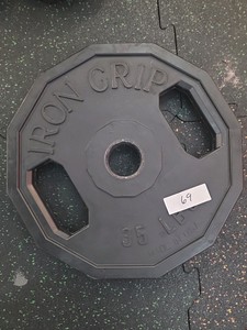 Iron grip 35 lb weight 1 in lot