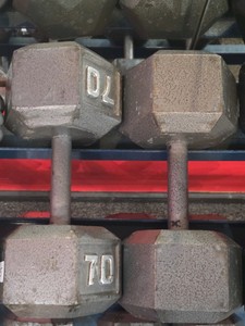 70 lb dumbbell set