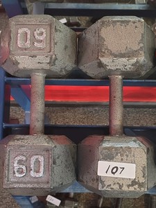60 lb dumbbell set