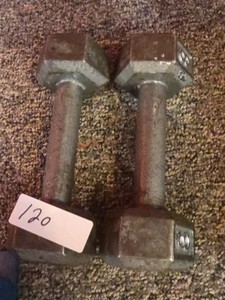 8 lb dumbbell set