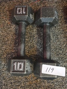 10 lb dumbbell set