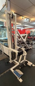 Commercial Cable Standing Single-Leg Hamstring Curl Machine with Weight Stack