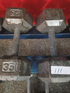 35 lb dumbbell set