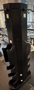 Commercial Matrix Vertical Dumbbell & Cable Attachment Storage Rack