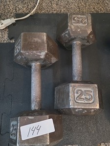 25 lb dumbbell set