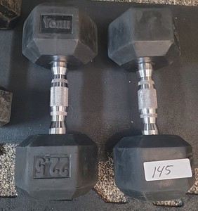 22.5 lb dumbbell set