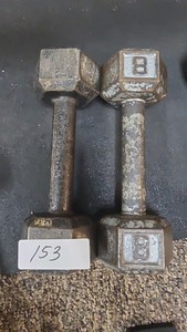 8 lb dumbbell set