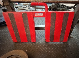 FORZA Commercial Red Steel Footplate Attachment for Gym Bench Press  Squat Machine