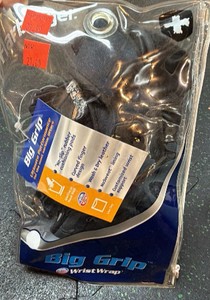Brand, new harbinger, big grip, wrist, wraps, size large in midnight blue