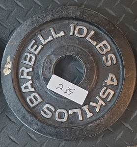 10 lb barbell plate