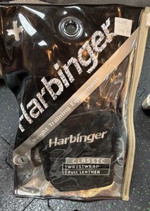 brand new  harbinger, classic wrist wrap, full leather size large