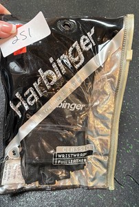 brand new harbinger, classic wrist wraps, full leather size small