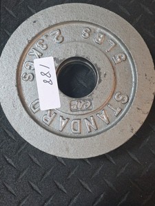 5 lb barbell weight plates 2 in lot