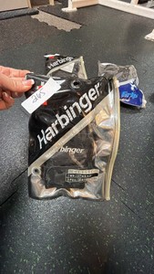 brand new harbinger, classic wrist wrap, full leather size medium