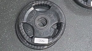 10 lb barbell weight plates 2 in lot