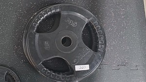 45 lb barbell weight plates 2 in lot