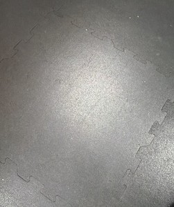 Black rubber gym flooring 2 x 2 squares 50 in lot