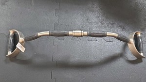 Pro-Style Ergonomic Lat Pulldown Bar  Heavy-Duty Cable Attachment