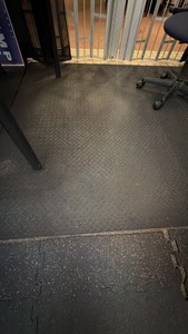 black rubber mats 3 in lot