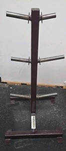 barbell weight plate tree