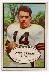 1953 Bowman #26 Otto Graham Football Card