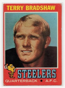 1971 Topps Terry Bradshaw #156 Rookie Football Card