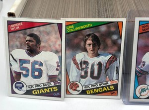1984 Topps Football Partial Set Including Dan Marino #123 Rookie Card, Roger Craig RC, Darrell Green RC, and More!