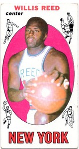 1969-70 Topps Basketball #160 Willis Reed Rookie Card