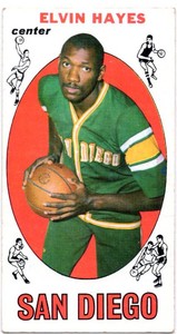 1969-70 Topps Basketball #75 Elvin Hayes Rookie Card