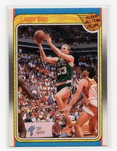 1988-89 Fleer #124 Larry Bird All-Star Team Basketball Card
