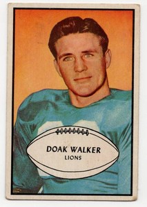 1953 Bowman #6 Doak Walker Football Card