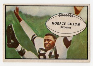 1953 Bowman #40 Horace Gillom Football Card
