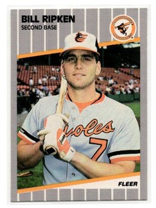 1989 Fleer #616 Bill Ripken Black Box Error Baseball Card