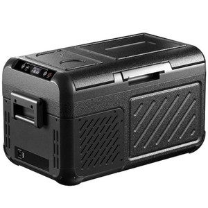 EUHOMY 19 qt. (18L) Portable Car Refrigerator in Black, -468, 1224V DC and 110-240V AC, for RV, Camping, Travel