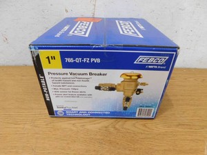 Febco 1 in. Bronze Pressure Vacuum Breaker Backflow Preventer with Quarter Turn Shutoff and Tee Handles, Freeze Sensor