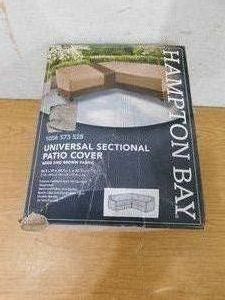 Hampton Bay Universal Sectional Patio Cover BeigeBrown