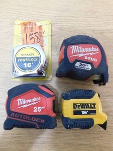 (4) Tape Measures