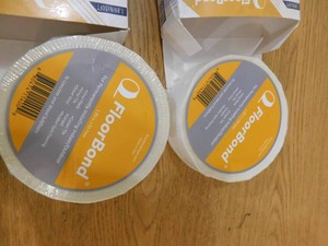 (2) FloorBond 1.89 in. x 50 ft. IndoorOutdoor Carpet Vinyl Tape Roll