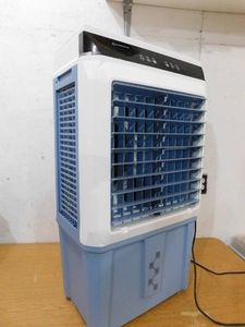 Stbine 3500 CFM Portable Air Cooler (Evaporative)-11 Gal Tank, 4 Ice Packs, Remote, 120° Oscillation, 1000 sq. ft. Gray