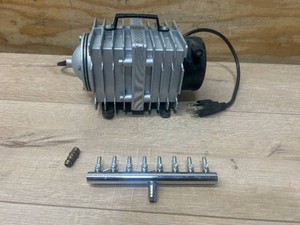 $80 AquaMiracle Aquarium Air Pump Commercial Air Pump with Aluminum Housing, 600100012001750GPH Fish Tank Bubbler Pond Aerator for Aquariums, Ponds, Hydroponics