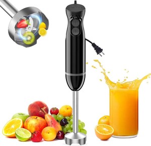 $14 Bonsenkitchen Hand Blender, Immersion Blender with 2 Mixing Speed, Electric Handheld Mixer Portable Stick Mixer with Stainless Steel Blades for Soup, Smoothie, Puree, Baby Food