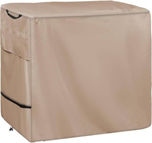 $28 Outdoor Dining Cart Cover - Heavy Duty Waterproof Cover for Royal Gourmet Cart Flattop Worktable PC3401S & PC3401B, Compatible with 40 inch Outdoor Utility Cart,Khaki